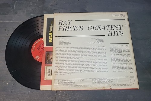 Ray Price's Greatest Hits LP Record Columbia Country Album STEREO 360 SOUND 33rp - Picture 2 of 2