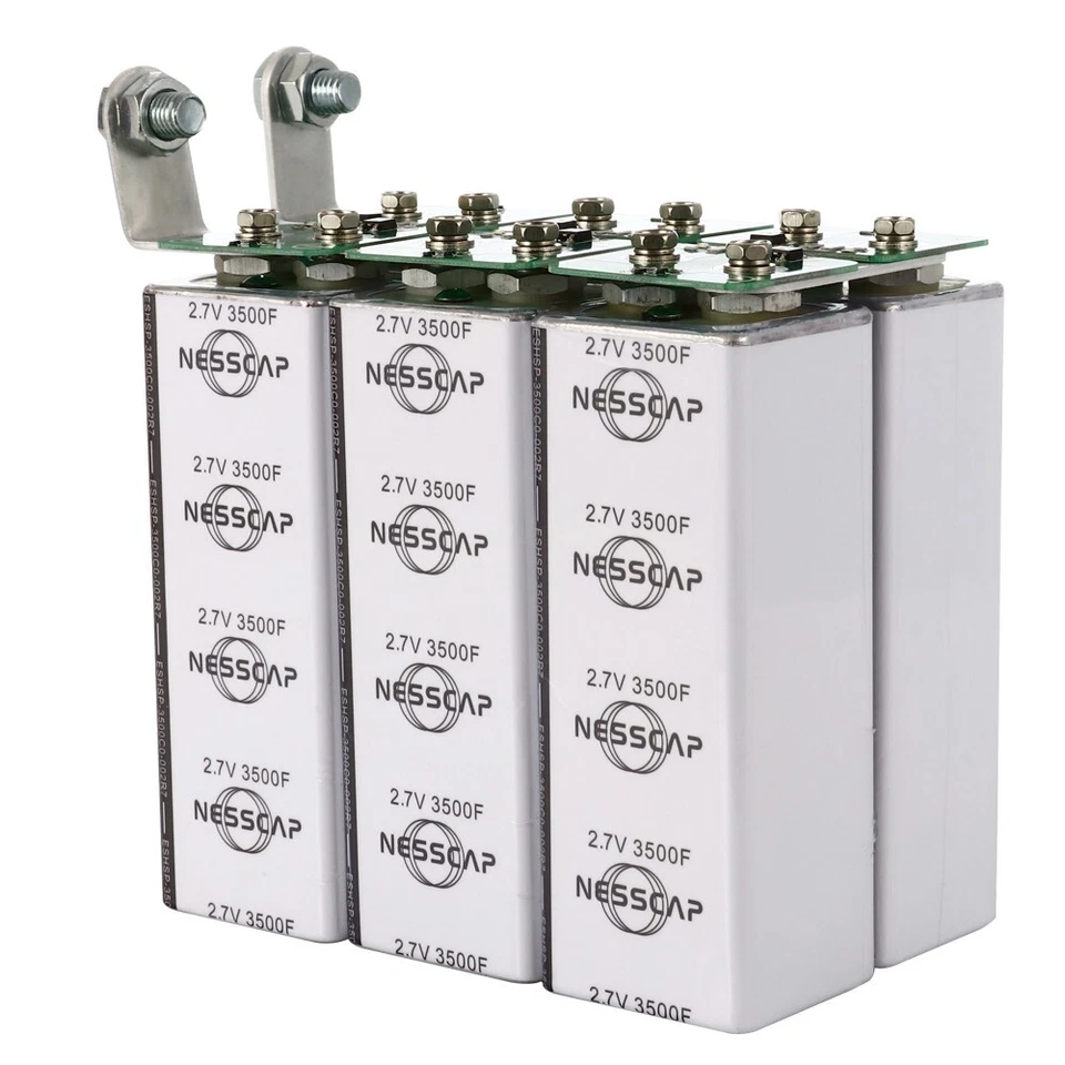 NESSCAP 16V 583F Super Audio amplifier Capacitor Battery 6pcs 2.7V 3500Farads - Image 3 of 4