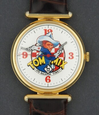 Tom Mix Ralston Straight Shooter Purina Cereal Advertising Western Cowboy Watch