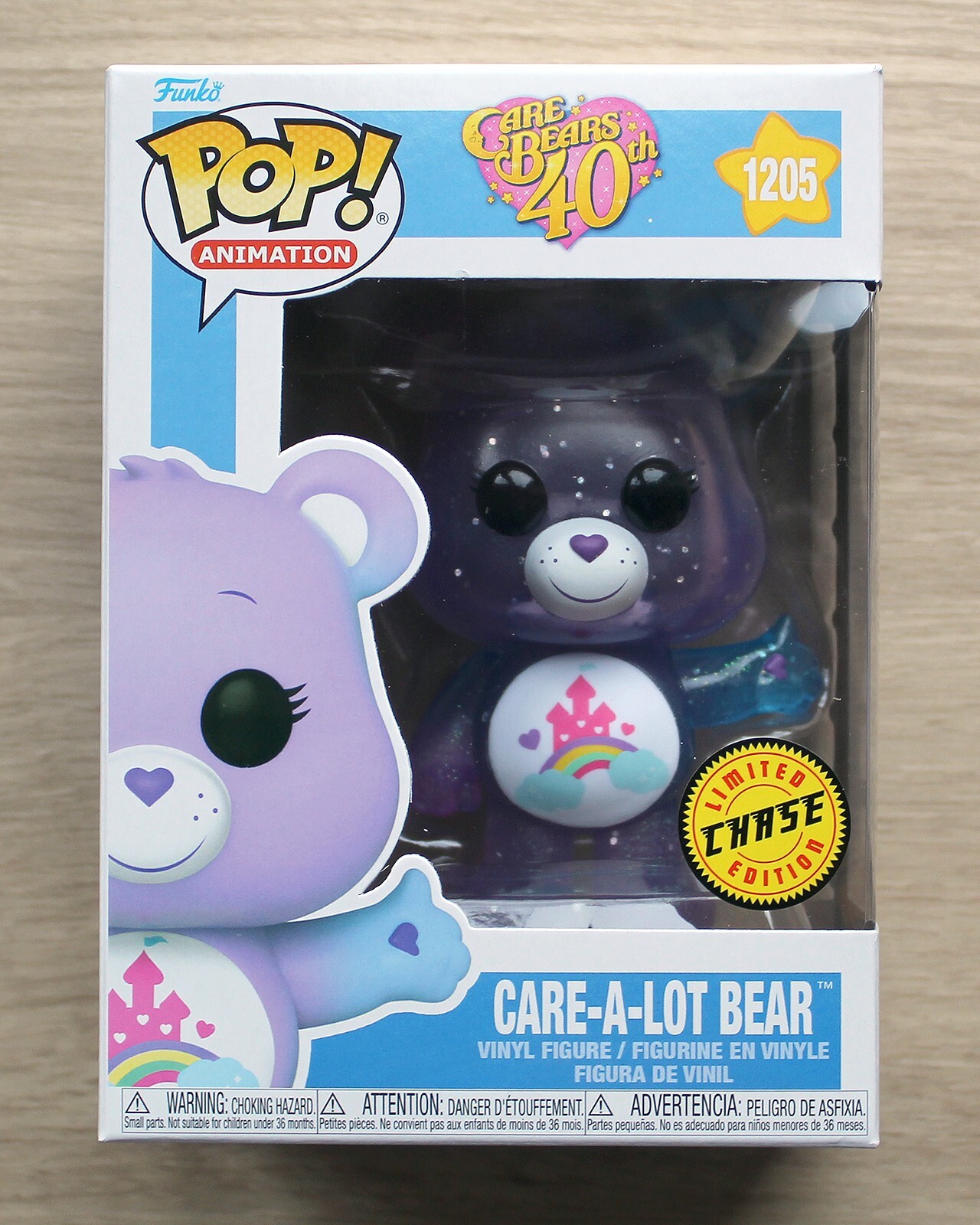 Funko Pop Care Bears Care-A-Lot-Bear Chase + Protector Gratuito