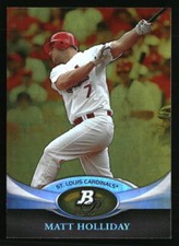 Matt Holliday 2011 Bowman Platinum #98 Baseball Card