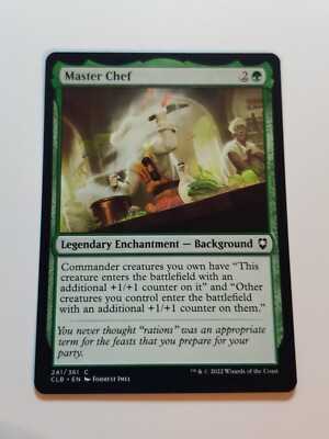 Master Chef Commander Legends: Battle for Baldur's Gate Regular MTG Magic 