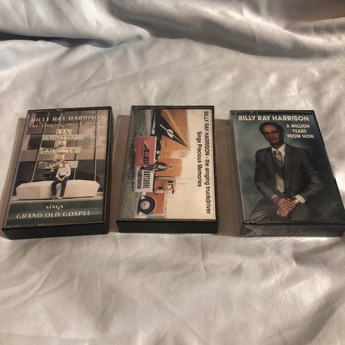 Billy Ray Harrison Cassettes Lot of 3 The Singing Truckdriver Vintage Gospel - Picture 14 of 14