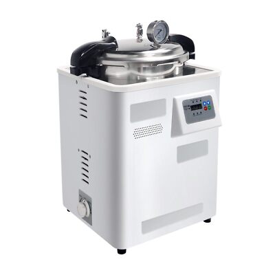 18L Portable High Pressure Steam Sterilizer Autoclaves Lab Equipment 50~126 