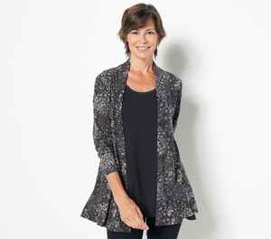 black swing cardigan
