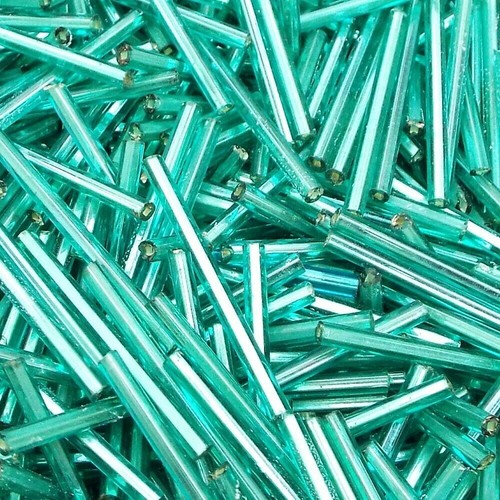 30mm Long Bugle Beads Czech Craft Jewellery Hex Faceted BUY 10g 20g 15 COLOR 485 - Picture 16 of 24