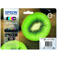 Epson C13T02E74010 202 Tintenpatrone Multipack Bk,Phbk,C,M,Y 6,9Ml + 4X4,1Ml