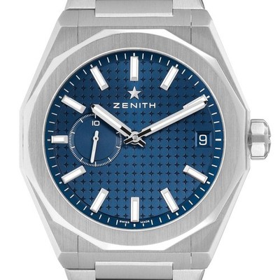 Zenith Defy Skyline 41 Blue Dial Steel Mens Watch 03.9300.3620 Card