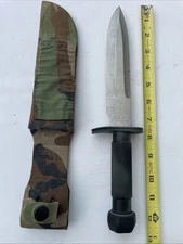 12 1/2 Hunting Knife Set With Camo Holder And Compass