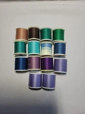 Vintage J&P Coats Dual Duty Plus Cotton Covered Polyester Thread Lot Of 14