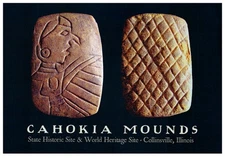 Postcard Cahokia Mounds Birdman Tablets World Heritage Site Illinois 6x4