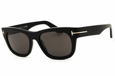 New Tom Ford FT1334 01A Shiny Black/Smoke 54-19-145 Sunglasses