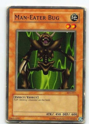 Man-Eater Bug SYE-017 Starter Deck: Yugi Evolution Common HP Yu-Gi-Oh