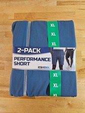 XL / X-LARGE - BLUE / GREY - Men's 2-Pack 32 Degrees Cool Performance Shorts