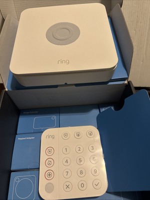 Ring 4HB1U9-0EN0 Wireless Alarm Home Security Kit -NIB
