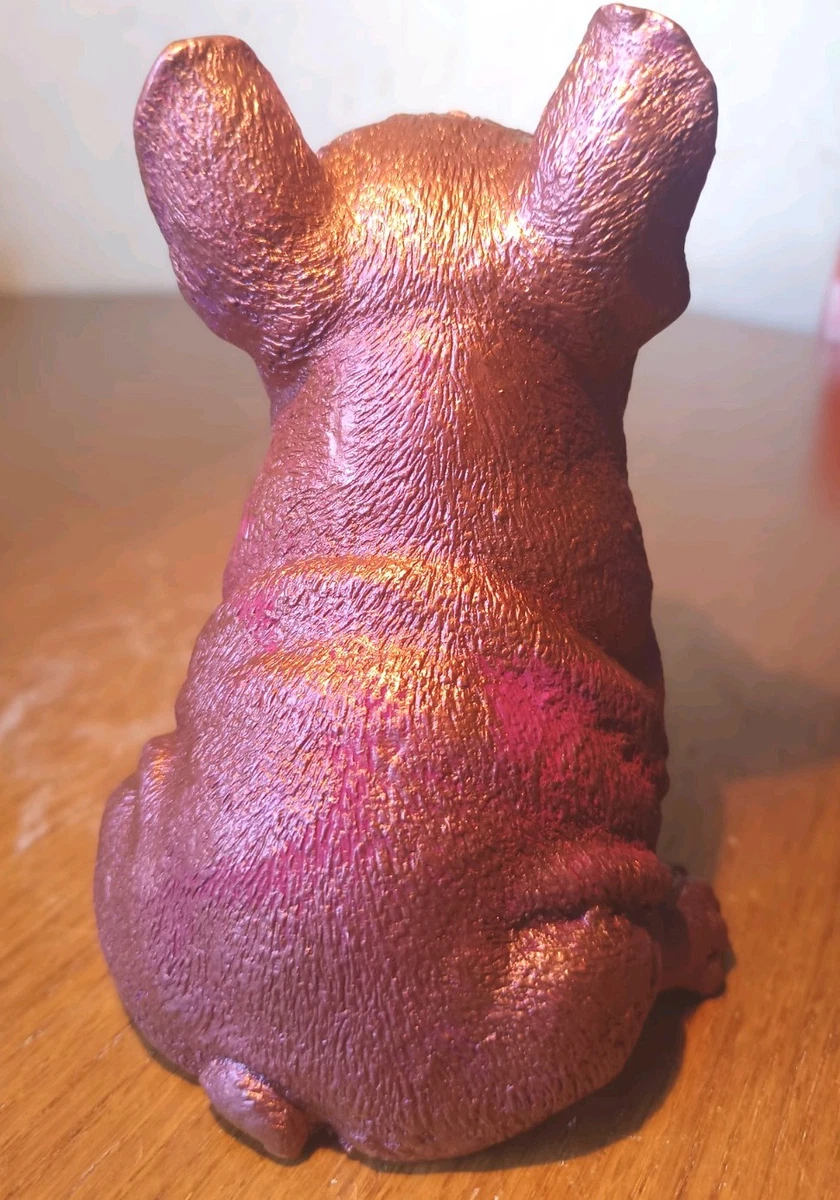 Französische Bulldogge Figur.French Bulldoge Handarbeit.Spezialfarbe!