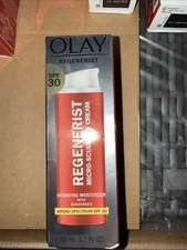 Olay Regenerist Micro Sculpting Cream with Sunscreen SPF 30 - 1.7oz Exp 2027+
