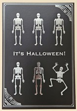 Happy Halloween / Greeting Card Large Format  Envelope 8x5,5" 