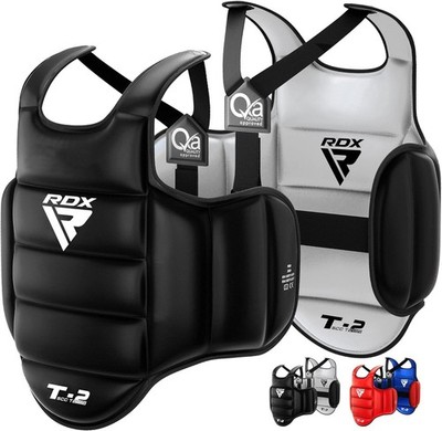 Boxing Chest Guard Reversible Martial Arts Upper Belly Rib Pad RDX Adjustable