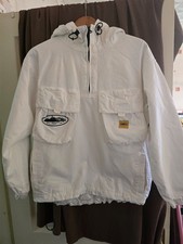 CORTEIZ MENS Storm jacket white size S see pics for some yellowing 