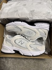 Size UK 5 - New Balance 530 Trainers Sea Salt Off White Grey Black - RRP £110!