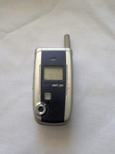 Verizon Audiovox CDM-8910 Flip Phone Silver w/ Battery No Charger Untested