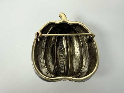 *YOUR CHOICE* Heidi Daus Enamel & Crystal Rhinestone Halloween Pumpkin Brooch - Picture 10 of 11