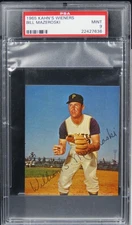 1965 Kahn's Wieners Bill Mazeroski HOF PSA 9 MINT
