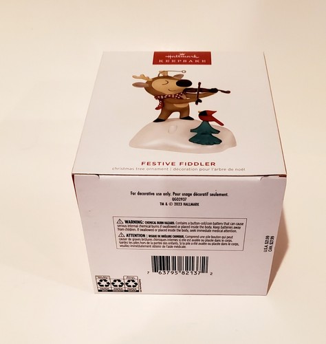 Hallmark Keepsake Ornament 2023 Magic Festive Fiddler - Picture 3 of 5