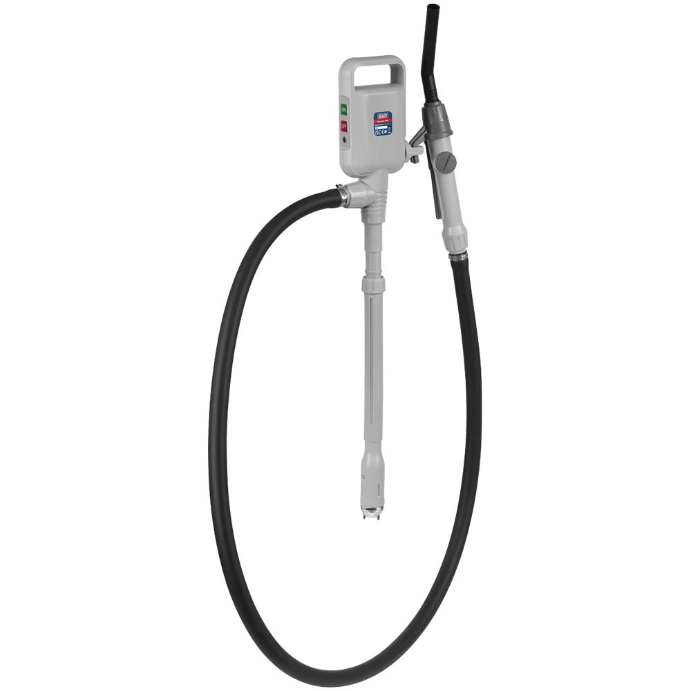 Sealey Battery Operated Fluid Transfer Pump with Nozzle