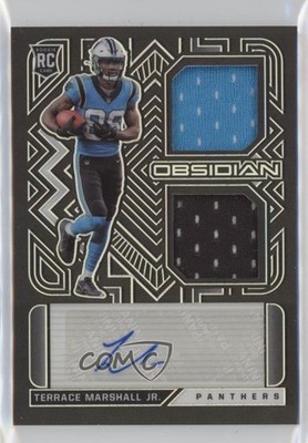 2021 Panini Obsidian Rookie Jersey Ink 96/150 Terrace Marshall Jr Auto RC 7eo