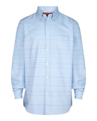 M Missoni Mens Chevron-Pattern Long-Sleeve Button-Down Shirt