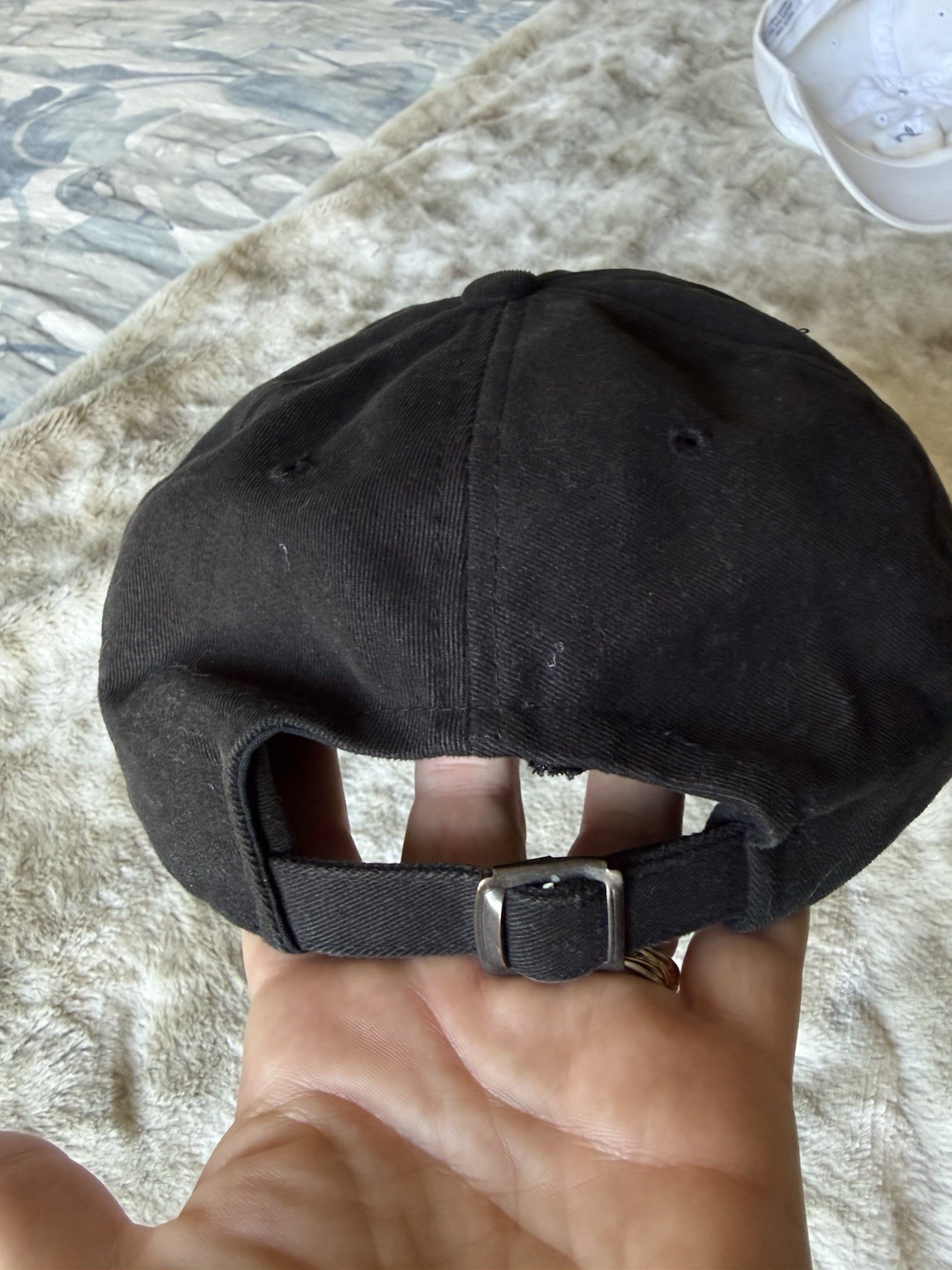 Apple Computer Black Adjustable Baseball Cap Hat … - image 2