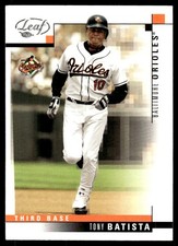 Tony Batista 2003 Leaf #16 Baltimore Orioles MLB READ FREE SHIPPING AutographDen