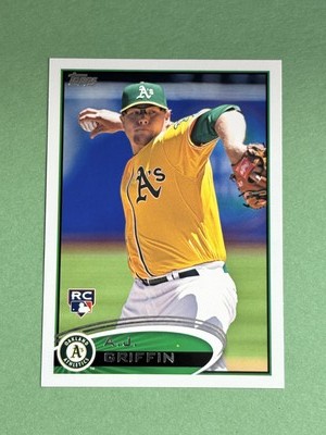 A.J. Griffin Rookie 2012 Topps Update Oakland Athletics #US34 R910