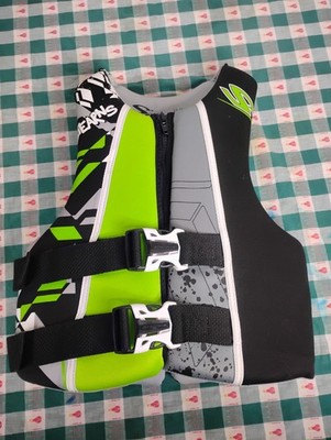 Stearns Youth Lifejacket Vest (50-90lb) Black/Green PFD