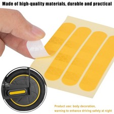 Waterproof Reflector Stickers for Ninebot Max Electric Scooter Set of 4