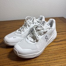 On THE ROGER Advantage Pro Men's Sz 9.5 White White 3MF10271200 Tennis Shoes