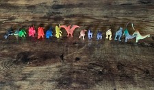 Lot of 15 Dinosaur Toys Small Mini Plastic Assorted Dino Figures