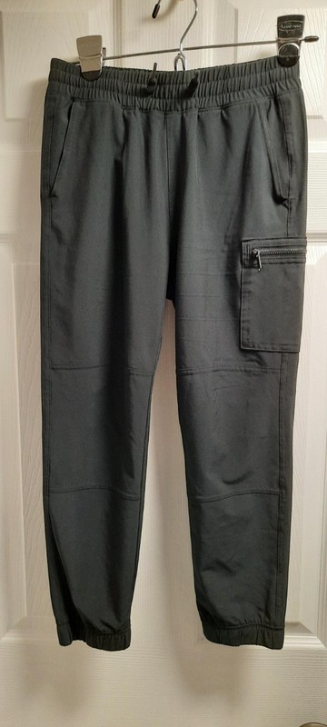 Abercrombie Kids Black All Day Joggers Athletic Sports Pants 7-8