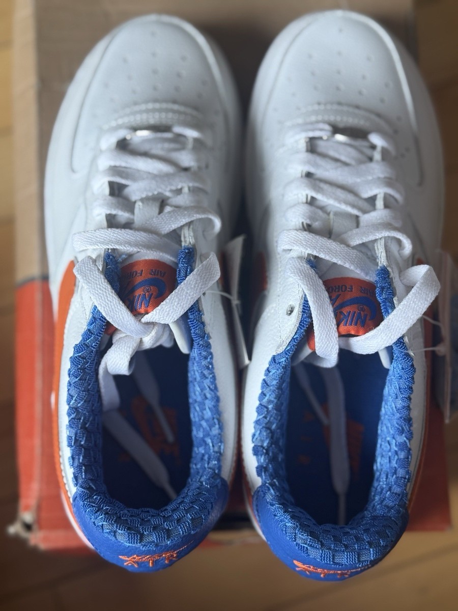 Nike Air Force 1 Low 2004 White Orange Blaze Signal Blue Japan DS
