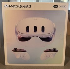 Meta Quest 3 512GB VR Headset - White for sale online | eBay