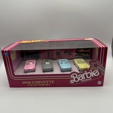 Hot Wheels Premium Barbie The Movie 4-Pack 1956 Corvette Collector Set   