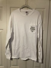 Harley Davidson Shirt Large White Long Sleeve Las Vegas Nevada