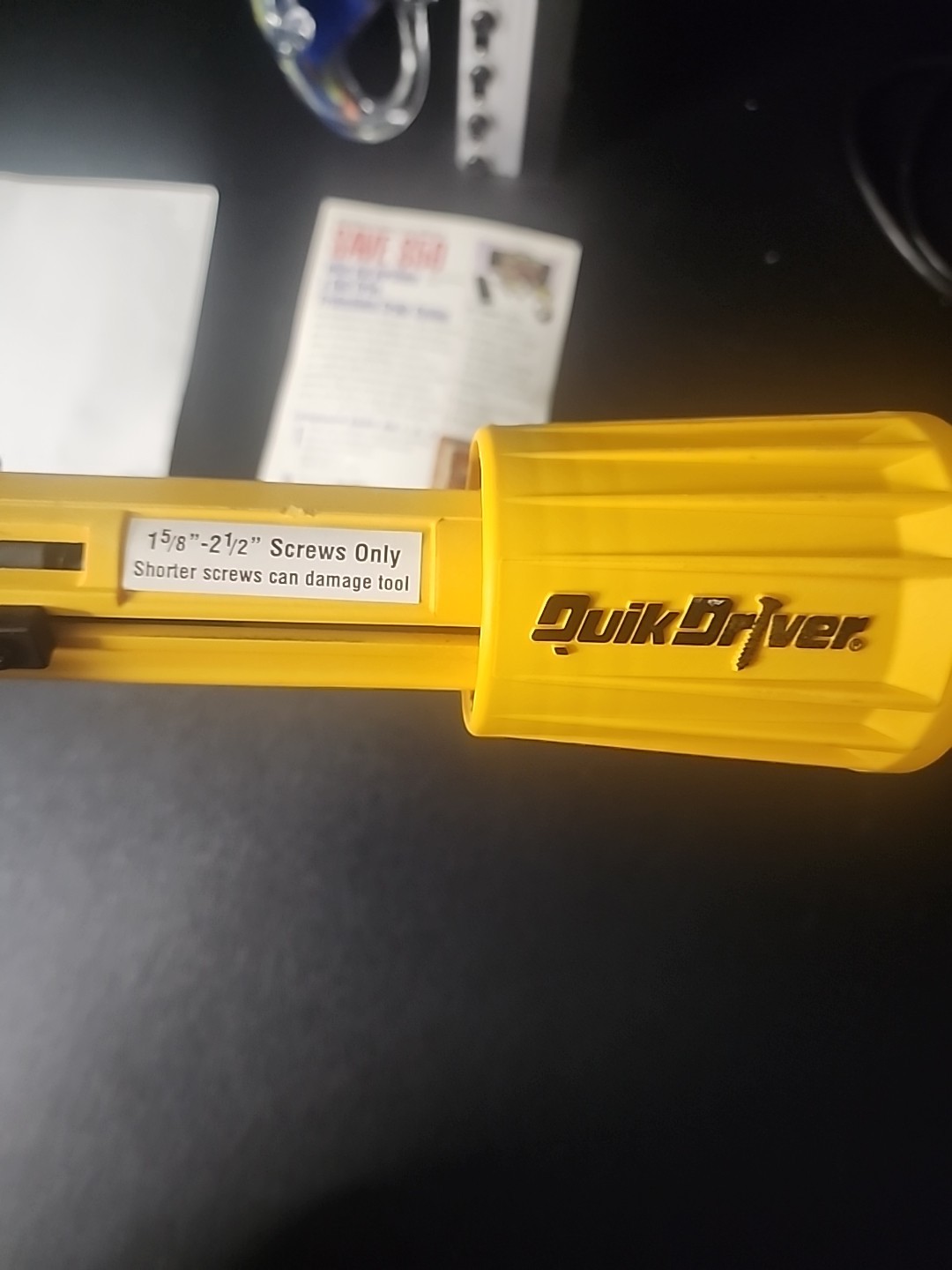 Quikdriver QD2000 Auto Feed Screw System Drill Adapter