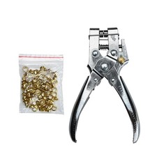 Eyelet Hole Puncher Leather Belt Hole Punch Plier Revolve Sewing Machine9431