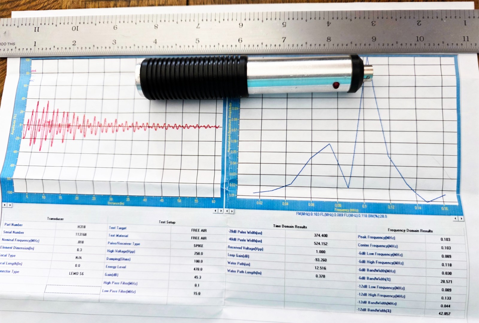 Resonance Probe, NDT Systems Type H318