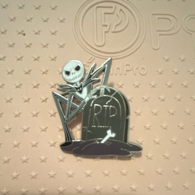 Disney Nightmare Before Christmas Halloween Pin Jack Skellington RIP Tombstone