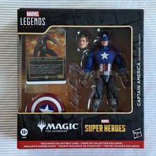 Marvel Legends 6 Super Heroes Magic The Gathering Captain America IN HAND