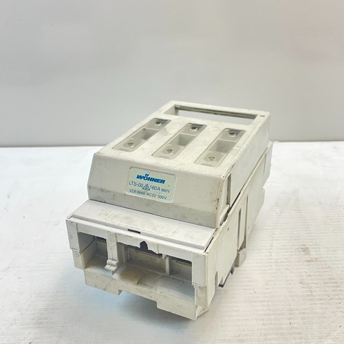 WOHNER LTS-00 FUSE SWITCH DISCONNECTOR  160A 660V